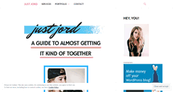 Desktop Screenshot of justjord.com